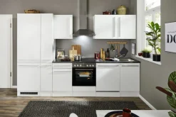 Bloc cuisine avec électroménager JAZZ 8 (bloc cuisine-réfrigérateur-armoire coulissante) I