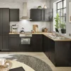 Bega BBK Meubles De Cuisine Jazz|Cuisines Équipées<Bloc cuisine avec électroménager JAZZ 8 (angle-réfrigérateur-armoire coulissante) II