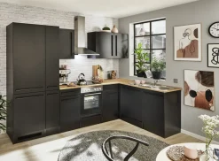 Bega BBK Meubles De Cuisine Jazz|Cuisines Équipées<Bloc cuisine avec électroménager JAZZ 8 (angle-réfrigérateur-armoire coulissante) II