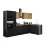 Bloc cuisine avec électroménager CORNWALL (cuisine d'angle-four-lave-vaisselle-micro-ondes) VII