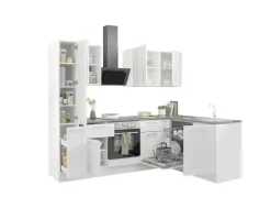Bega BBK Cuisines Équipées|Afficher Blocs Cuisine<Bloc cuisine avec électroménager HASTINGS (cuisine d'angle - armoire coulissante) I