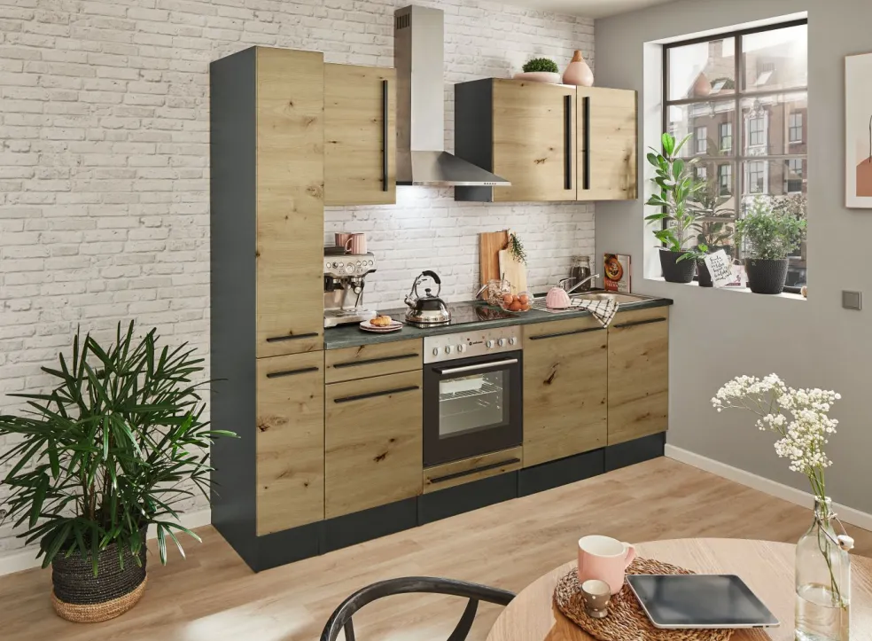 Bloc cuisine avec électroménager JAZZ 8 (bloc cuisine-armoire coulissante) III