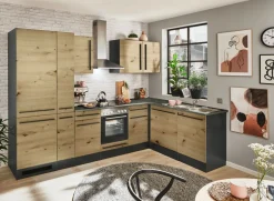 Bloc cuisine avec électroménager JAZZ 8 (cuisine d'angle-réfrigérateur-armoire coulissante) III