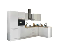 Bloc cuisine avec électroménager CORNWALL (cuisine d'angle-four-réfrigérateur) III
