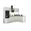Bega BBK Cuisines Équipées|Afficher Blocs Cuisine<Bloc cuisine avec électroménager CORNWALL (cuisine d'angle-four-micro-ondes) II