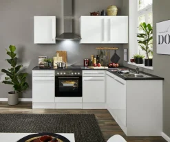 Bloc cuisine avec électroménager JAZZ 8 (cuisine d'angle) I