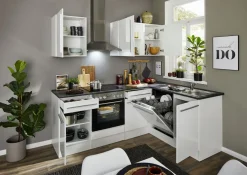 Bloc cuisine avec électroménager JAZZ 8 (cuisine d'angle) I