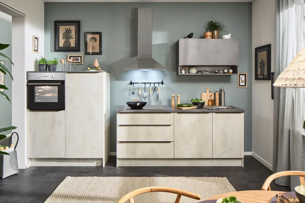Bega BBK Cuisines Équipées|Afficher Blocs Cuisine<Bloc cuisine avec électroménager BRISTOL