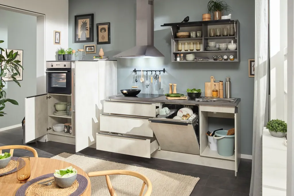 Bega BBK Cuisines Équipées|Afficher Blocs Cuisine<Bloc cuisine avec électroménager BRISTOL