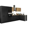 Bega BBK Cuisines Équipées|Afficher Blocs Cuisine<Bloc cuisine avec électroménager CORNWALL (cuisine d'angle-four-réfrigérateur-micro-ondes-armoire coulissante) III