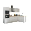 Bega BBK Cuisines Équipées|Afficher Blocs Cuisine<Bloc cuisine avec électroménager CORNWALL (cuisine d'angle-four-lave-vaisselle-micro-ondes) I