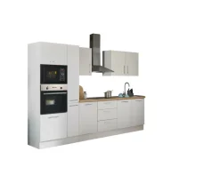 Bega BBK Cuisines Équipées|Afficher Blocs Cuisine<Bloc cuisine avec électroménager CORNWALL (bloc cuisine-four-micro-ondes-armoire coulissante) I