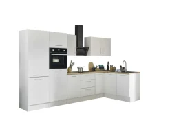 Bloc cuisine avec électroménager CORNWALL (cuisine d'angle-four-réfrigérateur) IV