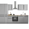 Bega BBK Cuisines Équipées|Afficher Blocs Cuisine<Bloc cuisine avec électroménager MANCHESTER (bloc cuisine-réfrigérateur-armoire coulissante) II
