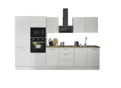 Bloc cuisine avec électroménager CORNWALL (bloc cuisine-four-réfrigérateur-micro-ondes) II