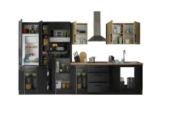 Bega BBK Cuisines Équipées|Afficher Blocs Cuisine<Bloc cuisine avec électroménager CORNWALL (bloc cuisine-four-réfrigérater-armoire coulissante) VII
