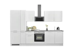 Bloc cuisine avec électroménager HASTINGS (bloc cuisine-frigo-armoire coulissante) I