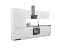 Bloc cuisine avec électroménager HASTINGS (bloc cuisine-frigo-armoire coulissante) I