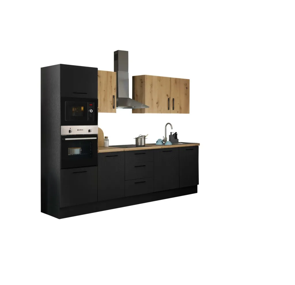 Bega BBK Cuisines Équipées|Afficher Blocs Cuisine<Bloc cuisine avec électroménager CORNWALL (bloc cuisine-four-micro-ondes) VII