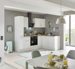 Bega BBK Cuisines Équipées|Afficher Blocs Cuisine<Bloc cuisine avec électroménager CORNWALL (cuisine d'angle-armoire coulissante) II