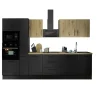 Bloc cuisine avec électroménager CORNWALL (bloc cuisine-four-lave-vaisselle-micro-ondes-armoire coulissante) IV