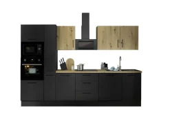 Bloc cuisine avec électroménager CORNWALL (bloc cuisine-four-lave-vaisselle-micro-ondes-armoire coulissante) IV