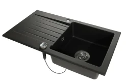 Bloc cuisine avec électroménager CORNWALL (bloc cuisine-four-lave-vaisselle-micro-ondes-armoire coulissante) IV