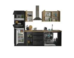 Bloc cuisine avec électroménager CORNWALL (bloc cuisine-four-réfrigérateur) IX