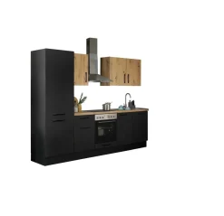 Bega BBK Cuisines Équipées|Afficher Blocs Cuisine<Bloc cuisine avec électroménager CORNWALL (bloc cuisine-réfrigérateur) III