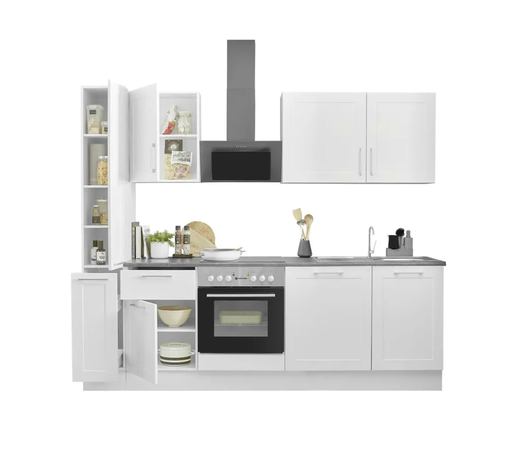 Bega BBK Cuisines Équipées|Afficher Blocs Cuisine<Bloc cuisine avec électroménager HASTINGS (bloc cuisine - armoire coulissante) I