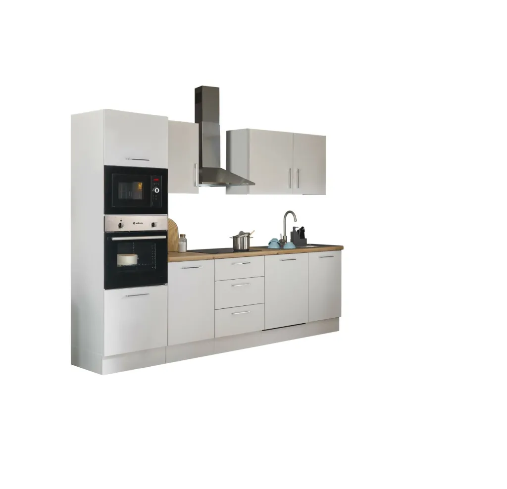 Bega BBK Cuisines Équipées|Afficher Blocs Cuisine<Bloc cuisine avec électroménager CORNWALL (bloc cuisine-four-micro-ondes) III