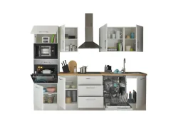 Bega BBK Cuisines Équipées|Afficher Blocs Cuisine<Bloc cuisine avec électroménager CORNWALL (bloc cuisine-four-micro-ondes) III