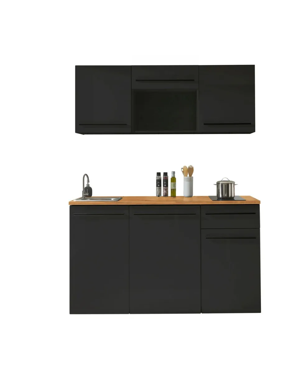Bloc cuisine JAZZ SINGLE Z 160 BLACK