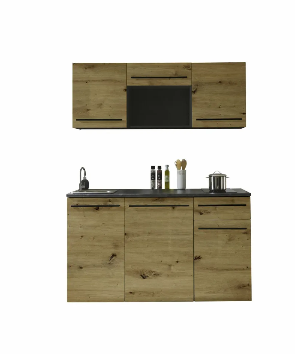 Bloc cuisine JAZZ SINGLE Z 160 chêne