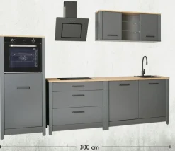 Inter Link Cuisines Sans Appareils|Afficher Blocs Cuisine<Bloc cuisine sans électroménager 4 ROTTERDAM