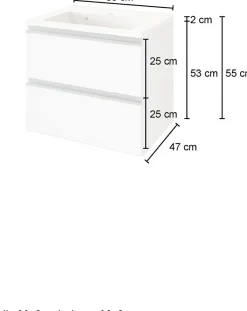 Held Blocs Salle De Bains Complets<Bloc salle de bains 60 cm AREZZO