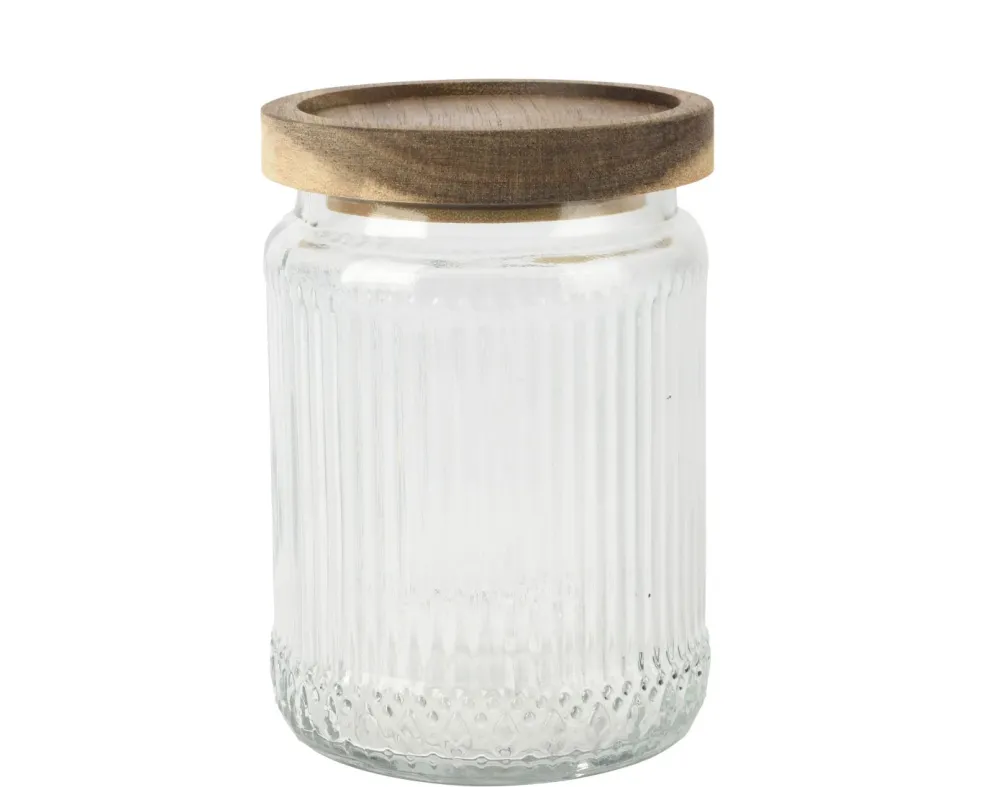 Bonbonnière en verre avec couvercle KITCHEN