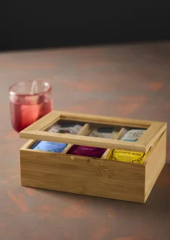 Schou Company Boîtes<Boîte à sachets de thé en bambou avec couvercle DAY