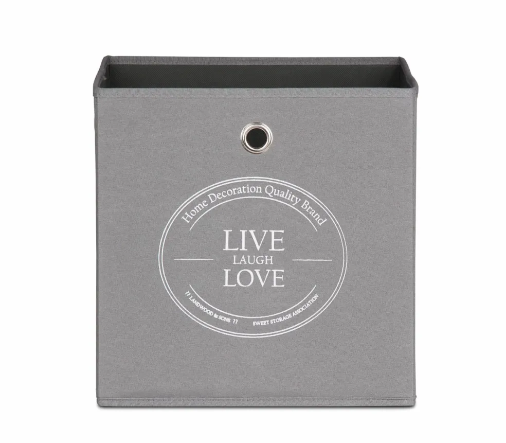 Boîte pliante ALFA 1 LIVE LAUGH LOVE