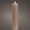 Bougie LED 17,5cm STRIPE
