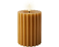 Bougie LED en cire véritable STRIPE