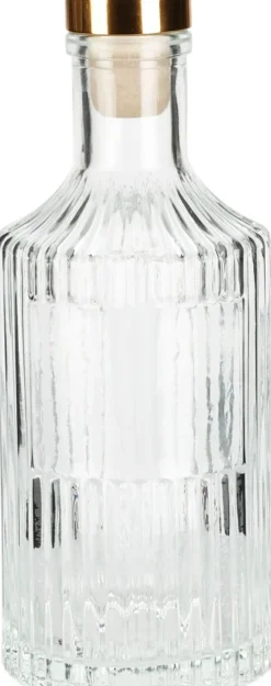 Bouteille en verre avec bouchon de liège EH