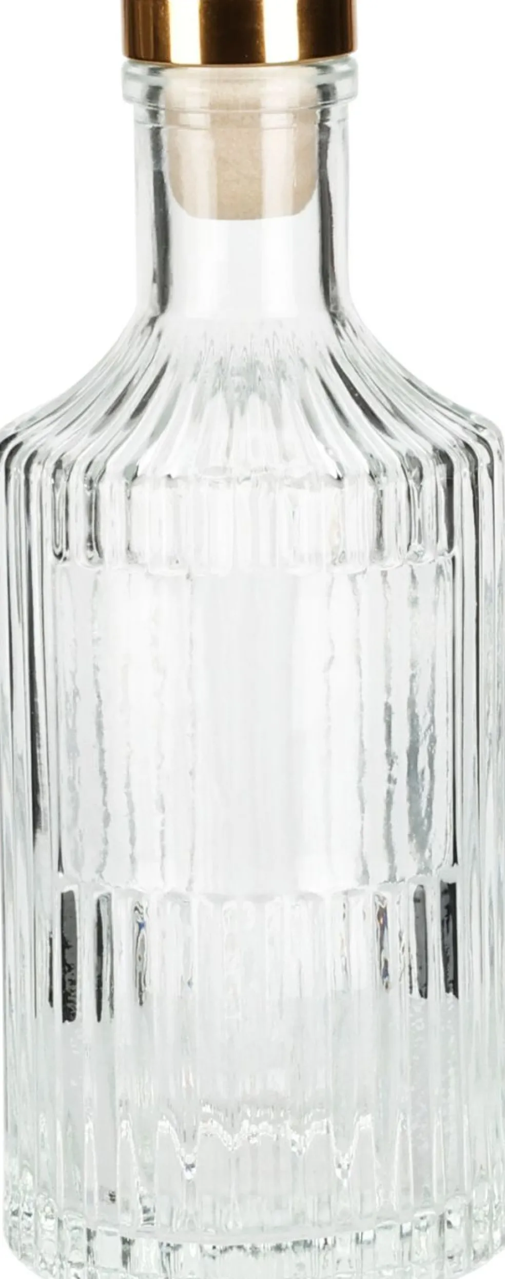 Bouteille en verre avec bouchon de liège EH