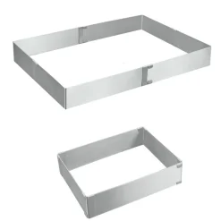 Metaltex Ustensiles Cuisine/Pâtisserie<Cadre à pâtisserie rectangulaire extensible INOX