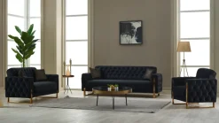 Seher-Bomis Canapés 3 Places|Salon Rembourré<Canapé 3 places CRYSTAL