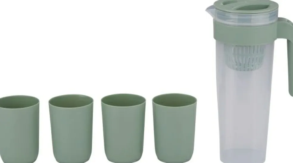 Carafe et gobelets 5 pièces ALPINA