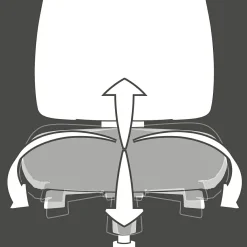Topstar Chaises De Bureau<Chaise de bureau pivotante SITNESS CREATIVE 500