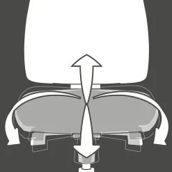Chaise de bureau pivotante SITNESS BASIC 300