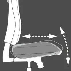 Topstar Chaises De Bureau<Chaise de bureau pivotante SITNESS PROFI 300