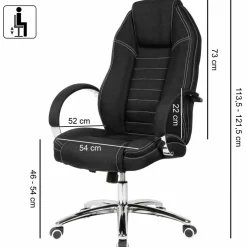 Chaise de bureau SUPHAN BURI